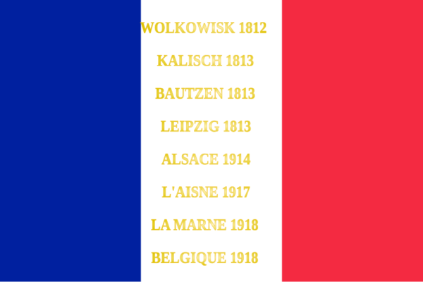 133ème régiment d'infanterie de ligne drapeau.