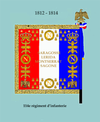 Drapeau modèle de 1812 (revers) CC0